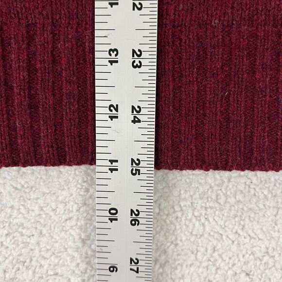 Vintage Robert Bruce Wool Sweater Size L Made In USA Red EUC - Picture 5 of 6